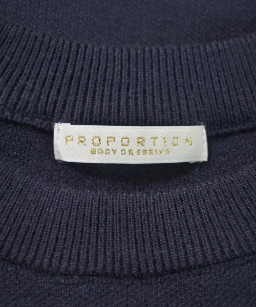 PROPORTION BODY DRESSING（プロポーションボディードレッシング）ニット・セーター 紺 サイズ:F レディース/2200661194027