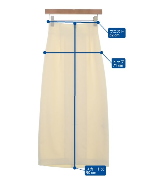 PROPORTION BODY DRESSING（プロポーションボディードレッシング）ロング・マキシ丈スカート 黄 サイズ:S レディース/2200665671043