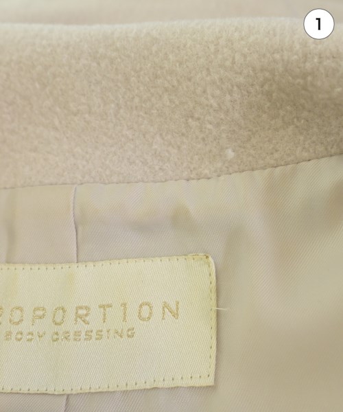 PROPORTION BODY DRESSING（プロポーションボディードレッシング）チェスターコート ベージュ サイズ:S レディース/2200669223019