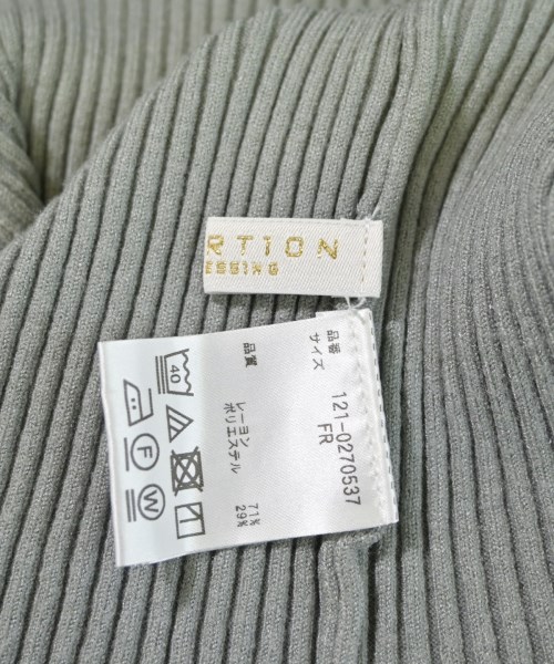 PROPORTION BODY DRESSING（プロポーションボディードレッシング）ニット・セーター グレー サイズ:F レディース/2200662813019