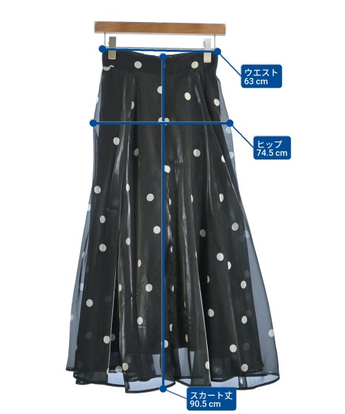 PROPORTION BODY DRESSING（プロポーションボディードレッシング）ロング・マキシ丈スカート 黒 サイズ:S レディース/2200668302029