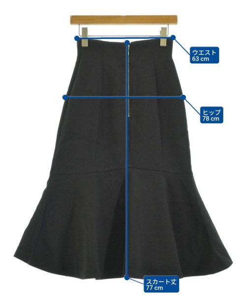 PROPORTION BODY DRESSING（プロポーションボディードレッシング）ロング・マキシ丈スカート 黒 サイズ:S レディース/2200669146035