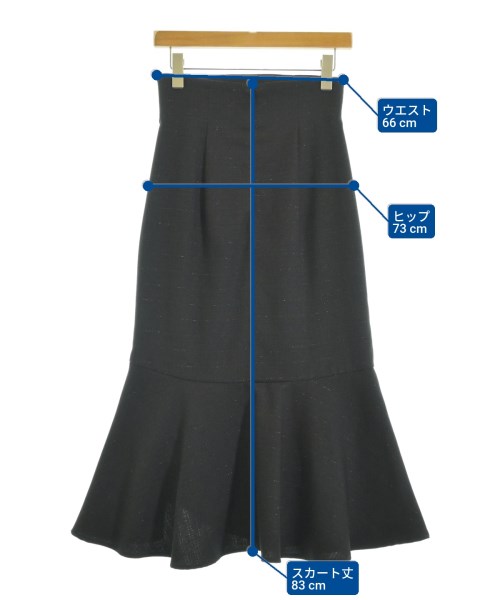PROPORTION BODY DRESSING（プロポーションボディードレッシング）ロング・マキシ丈スカート 黒 サイズ:S レディース/2200669107012