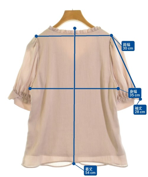 PROPORTION BODY DRESSING（プロポーションボディードレッシング）ブラウス ピンク サイズ:S レディース/2200669107067