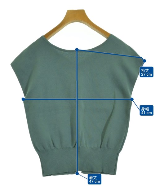 PROPORTION BODY DRESSING（プロポーションボディードレッシング）ニット・セーター 緑 サイズ:F レディース/2200726039133