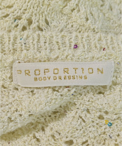 PROPORTION BODY DRESSING（プロポーションボディードレッシング）ニット・セーター 白 サイズ:F レディース/2200724946037