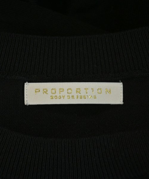 PROPORTION BODY DRESSING（プロポーションボディードレッシング）ニット・セーター 黒 サイズ:F レディース/2200725075033