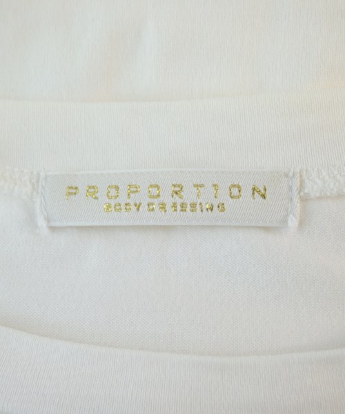 PROPORTION BODY DRESSING（プロポーションボディードレッシング）Tシャツ・カットソー 白 サイズ:F レディース/2200716498056