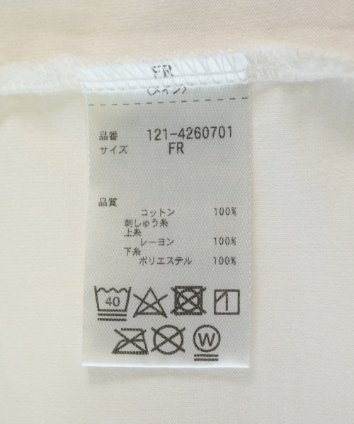 PROPORTION BODY DRESSING（プロポーションボディードレッシング）Tシャツ・カットソー 白 サイズ:F レディース/2200716498056