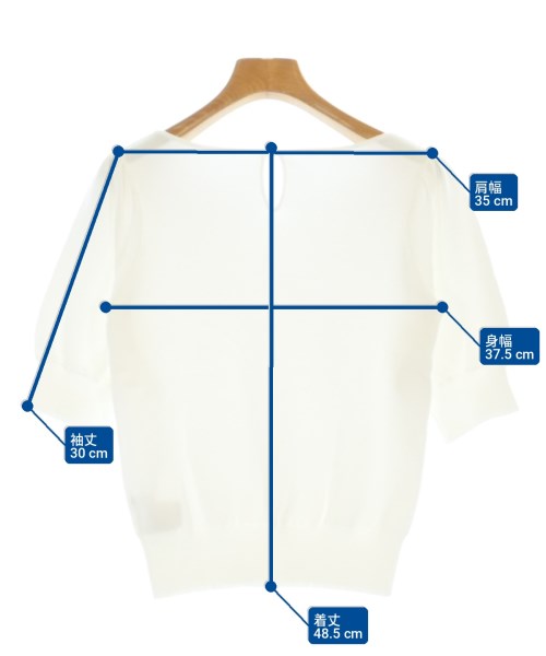 PROPORTION BODY DRESSING（プロポーションボディードレッシング）ニット・セーター 白 サイズ:M レディース/2200709493020