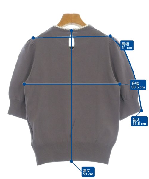 PROPORTION BODY DRESSING（プロポーションボディードレッシング）ニット・セーター 紫 サイズ:F レディース/2200709493044