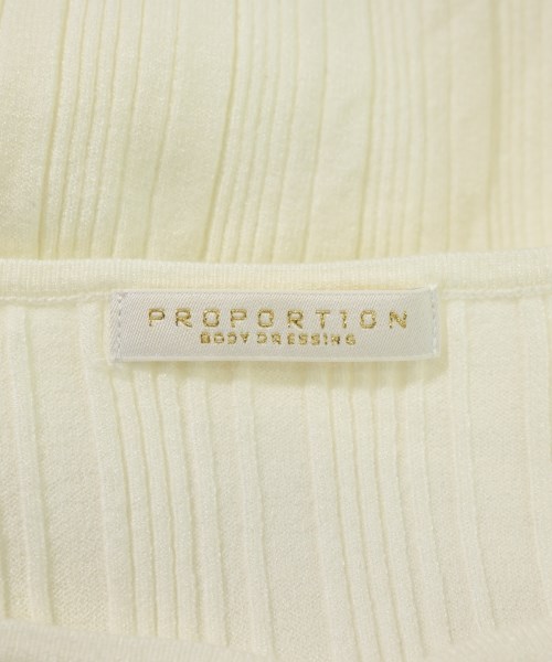 PROPORTION BODY DRESSING（プロポーションボディードレッシング）ニット・セーター 白 サイズ:S レディース/2200721842011