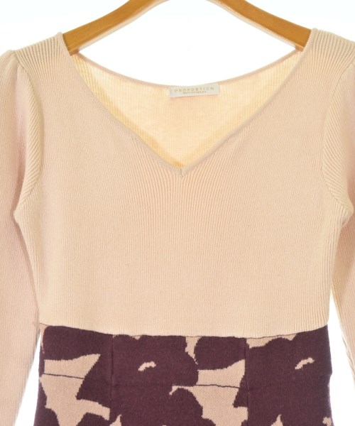 PROPORTION BODY DRESSING（プロポーションボディードレッシング）ワンピース ベージュ サイズ:PS(S位) レディース/2200721842028