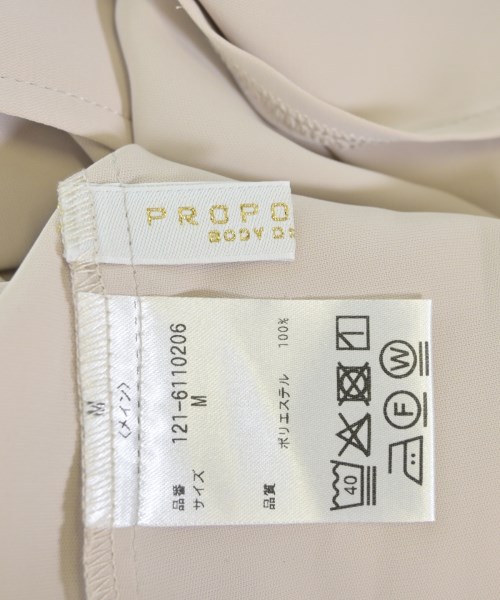 PROPORTION BODY DRESSING（プロポーションボディードレッシング）ブラウス ベージュ サイズ:M レディース/2200719417115