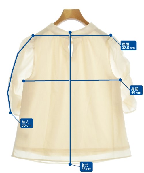 PROPORTION BODY DRESSING（プロポーションボディードレッシング）ブラウス 白 サイズ:M レディース/2200719802256