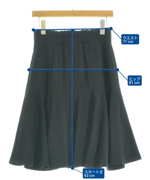 PROPORTION BODY DRESSING（プロポーションボディードレッシング）ひざ丈スカート 黒 サイズ:M レディース/2200719802263
