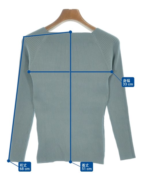 PROPORTION BODY DRESSING（プロポーションボディードレッシング）ニット・セーター 青 サイズ:S レディース/2200718312060