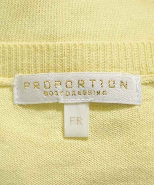 PROPORTION BODY DRESSING（プロポーションボディードレッシング）カーディガン 黄 サイズ:F レディース/2200728102064