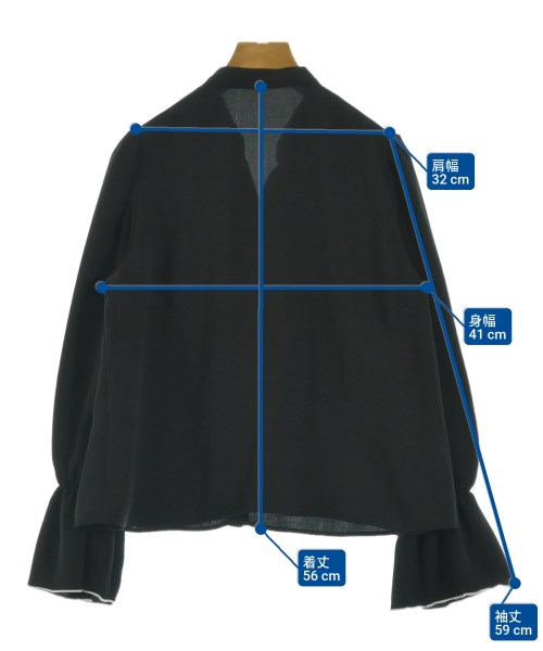 PROPORTION BODY DRESSING（プロポーションボディードレッシング）ブラウス 黒 サイズ:M レディース/2200673537157