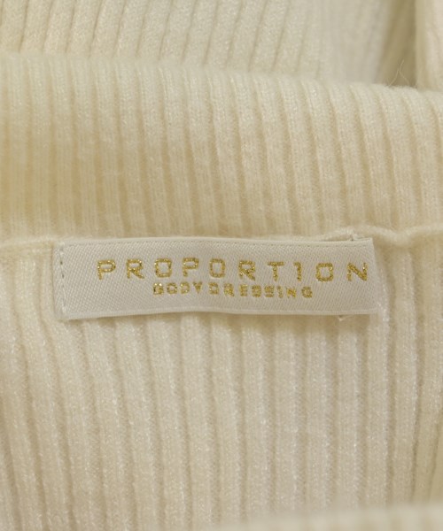 PROPORTION BODY DRESSING（プロポーションボディードレッシング）ニット・セーター 白 サイズ:S レディース/2200684747088