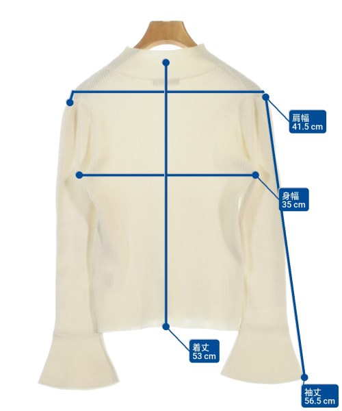 PROPORTION BODY DRESSING（プロポーションボディードレッシング）ニット・セーター 白 サイズ:S レディース/2200684747088