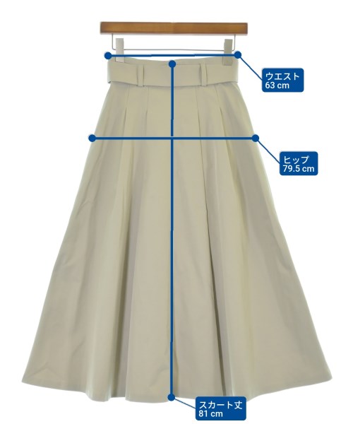 PROPORTION BODY DRESSING（プロポーションボディードレッシング）ロング・マキシ丈スカート ベージュ サイズ:PS(XS位) レディース/2200684747101