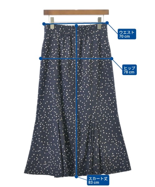 PROPORTION BODY DRESSING（プロポーションボディードレッシング）ロング・マキシ丈スカート 紺 サイズ:M レディース/2200689134128