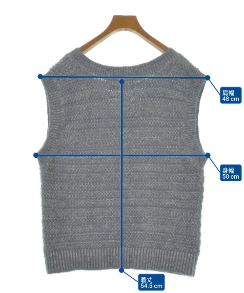 PROPORTION BODY DRESSING（プロポーションボディードレッシング）ベスト グレー サイズ:M レディース/2200683274073