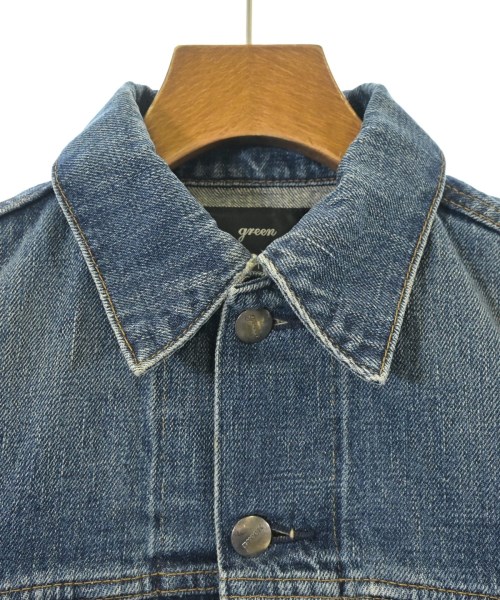 green（グリーン）デニムジャケット 青 サイズ:1(S位) レディース/2200643586031