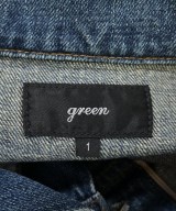 green（グリーン）デニムジャケット 青 サイズ:1(S位) レディース/2200643586031