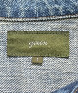 green（グリーン）デニムジャケット 青 サイズ:1(S位) レディース/2200614831108