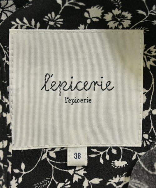 l'epicerie（レピスリー）ワンピース 黒 サイズ:38(M位) レディース/2200686365082