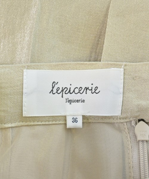 l'epicerie（レピスリー）ロング・マキシ丈スカート ベージュ サイズ:36(S位) レディース/2200684364025