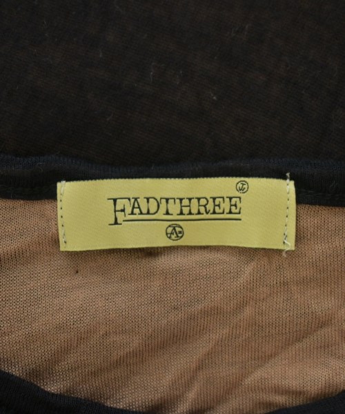 FAD 3（ファド　スリー）Tシャツ・カットソー 黒 サイズ:F レディース/2200696809583