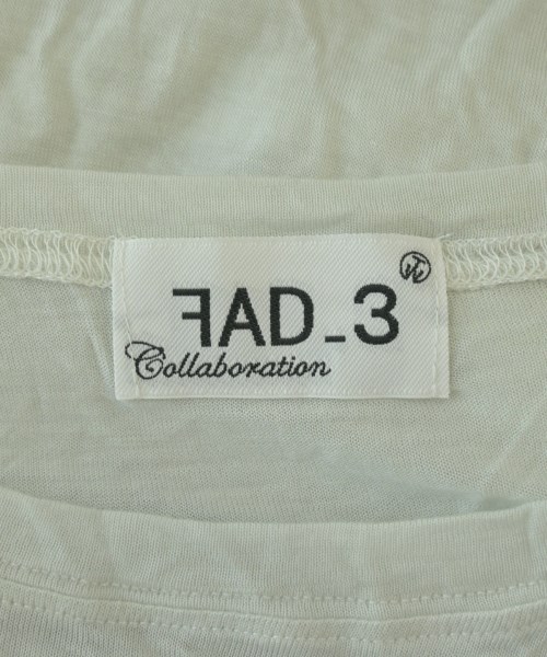FAD 3（ファド　スリー）Tシャツ・カットソー 白 サイズ:F レディース/2200696809781