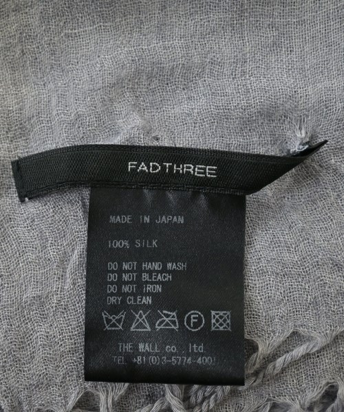 FAD 3（ファド　スリー）ストール グレー サイズ:F レディース/2200701656140