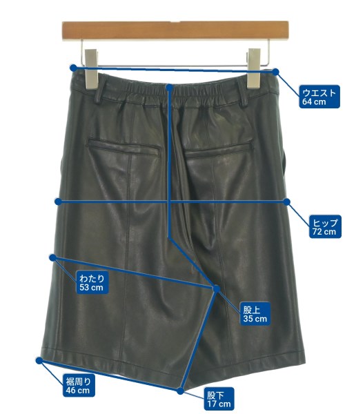 JEANASIS（ジーナシス）ショートパンツ 黒 サイズ:F レディース/2200638836158