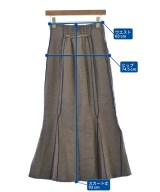 JEANASIS（ジーナシス）ロング・マキシ丈スカート 茶 サイズ:M レディース/2200620568012