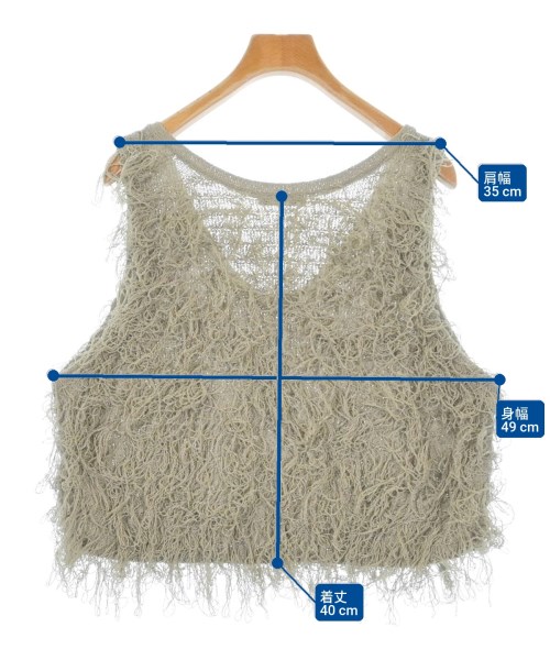 JEANASIS（ジーナシス）ベスト ベージュ サイズ:F レディース/2200639977065