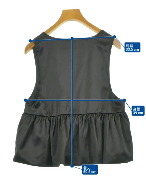 JEANASIS（ジーナシス）ブラウス 黒 サイズ:F レディース/2200623367131