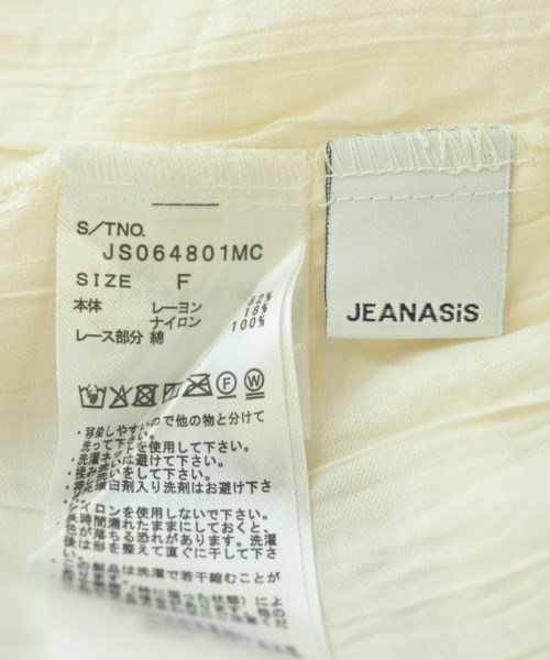 JEANASIS（ジーナシス）ブラウス 白 サイズ:F レディース/2200641018022