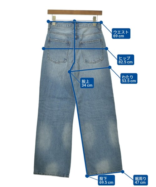 JEANASIS（ジーナシス）デニムパンツ 青 サイズ:M レディース/2200641720048