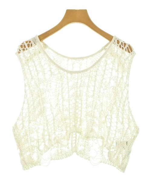 JEANASIS(ジーナシス)ベスト/ノースリーブ 白 サイズ:F/2200644770057