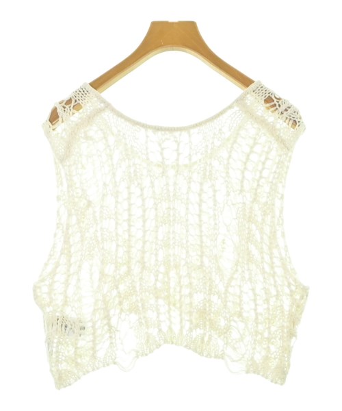 JEANASIS（ジーナシス）ベスト/ノースリーブ 白 サイズ:F レディース/2200644770057