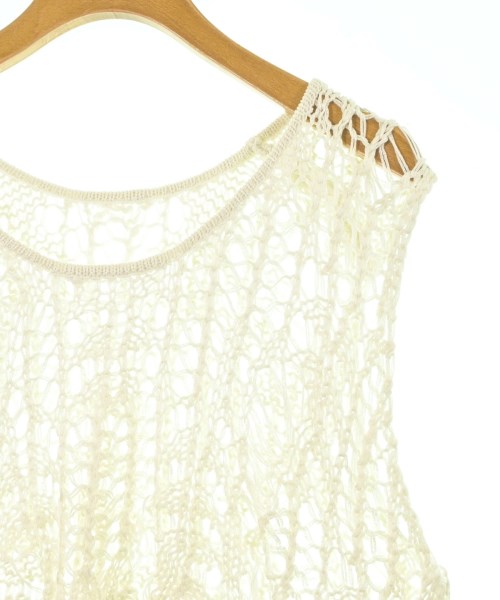 JEANASIS（ジーナシス）ベスト/ノースリーブ 白 サイズ:F レディース/2200644770057