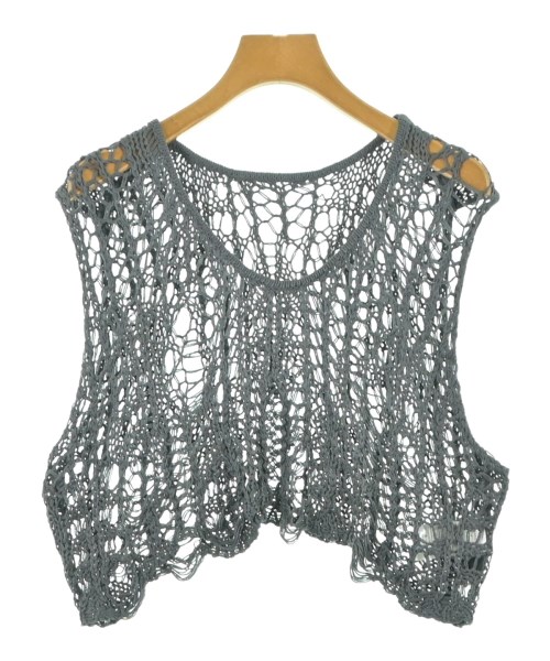 JEANASIS(ジーナシス)ベスト/ノースリーブ グレー サイズ:F/2200644770064