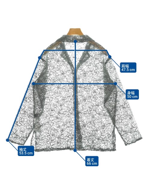 JEANASIS（ジーナシス）カジュアルシャツ グレー サイズ:F レディース/2200624627036