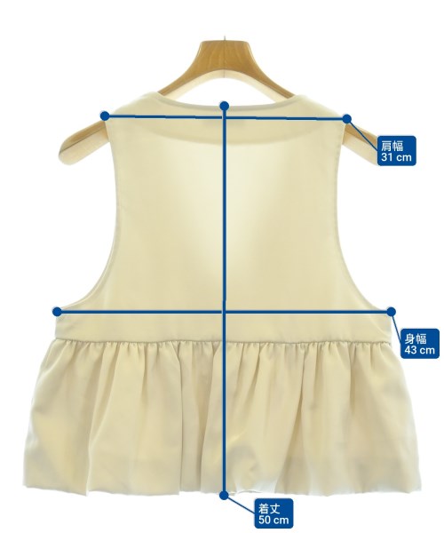 JEANASIS（ジーナシス）ベスト グレー サイズ:F レディース/2200613397018