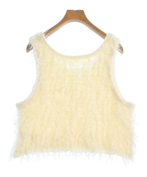 JEANASIS（ジーナシス）ベスト 白 サイズ:F レディース/2200619227067