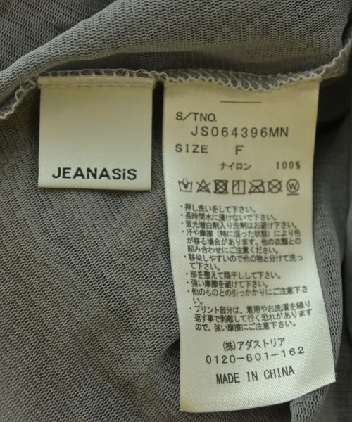 JEANASIS（ジーナシス）Tシャツ・カットソー グレー サイズ:F レディース/2200624948018
